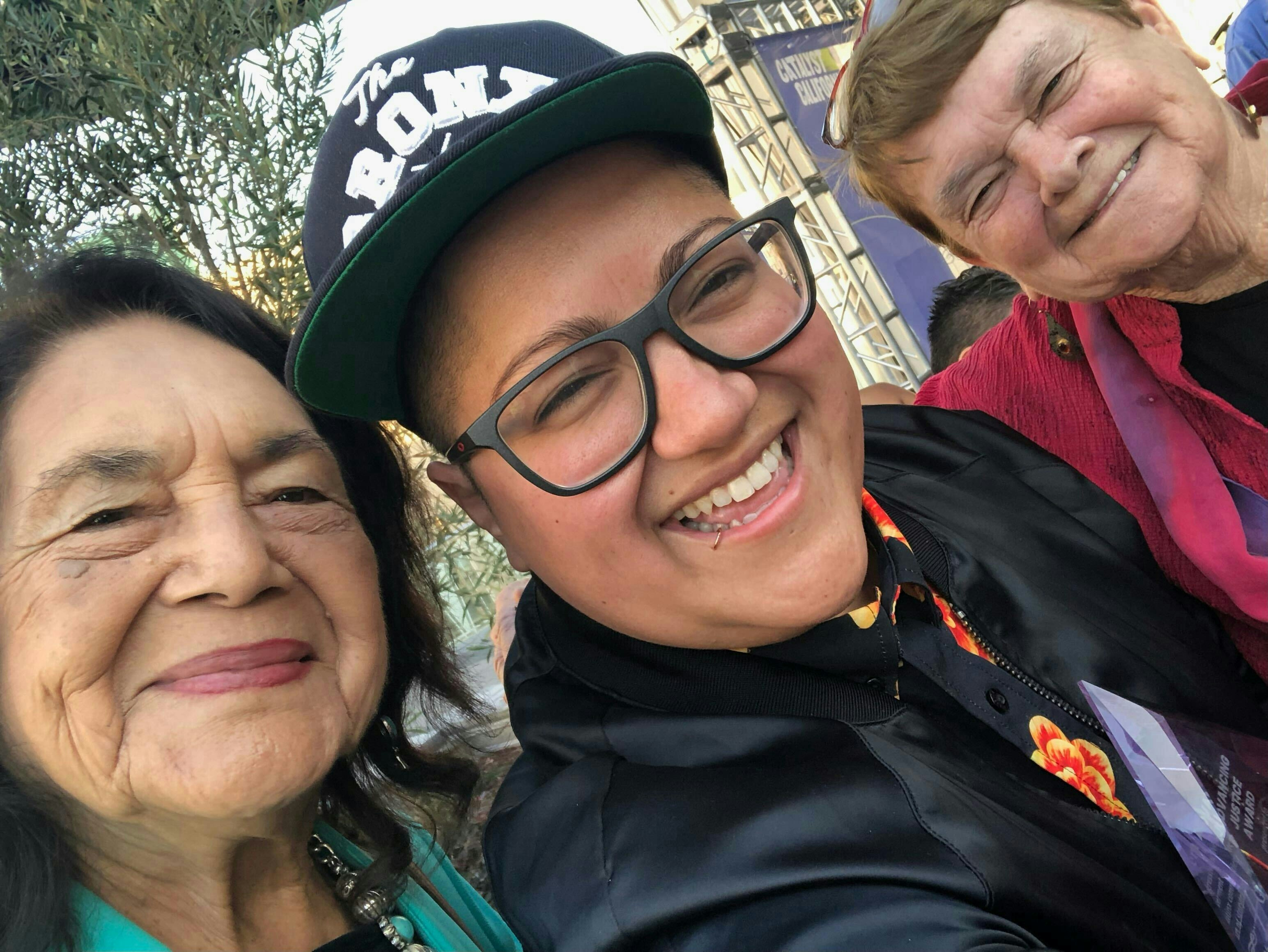 Dolores Huerta, Gabby Rivera and Sheila Kuehl